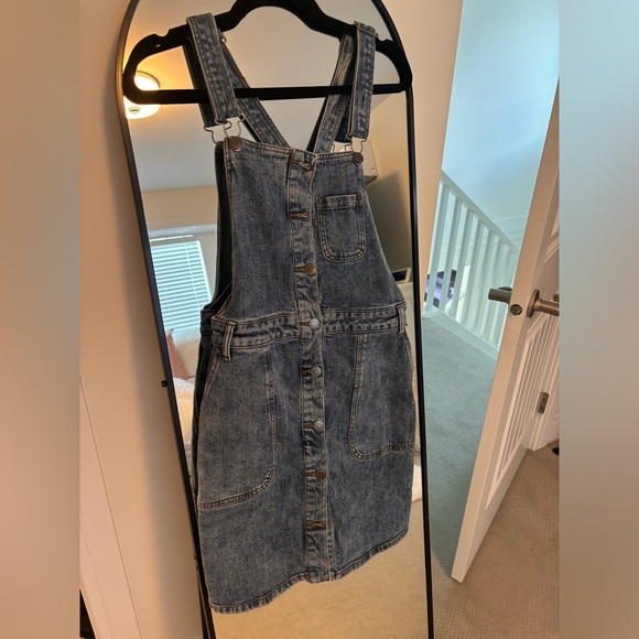 Cutest Denim Overall Dress - Picture 2 of 3